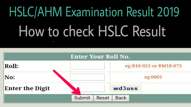 How to check Assam HSLCAHM Result 2019