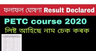 Pre Examination Training Course 2020