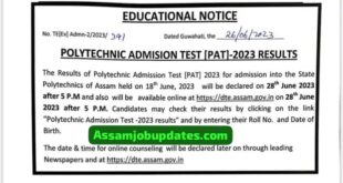 Polytechnic Admission Test Result