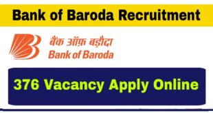 Bank of Baroda Recruitment 2021