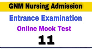 GNM Nursing Entrance Examination