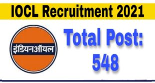 IOCL Marketing Recruitment 2021