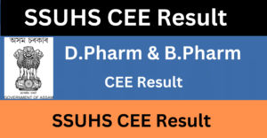 SSUHS CEE afor D Pharm and B Pharm