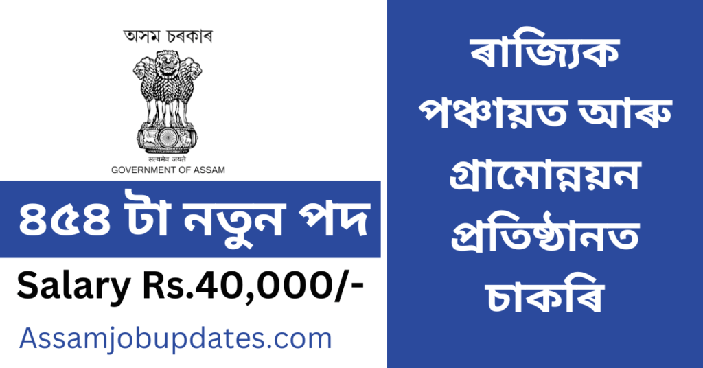 SIPRD Assam Recruitment 2023