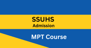 SSUHS MPT Admission