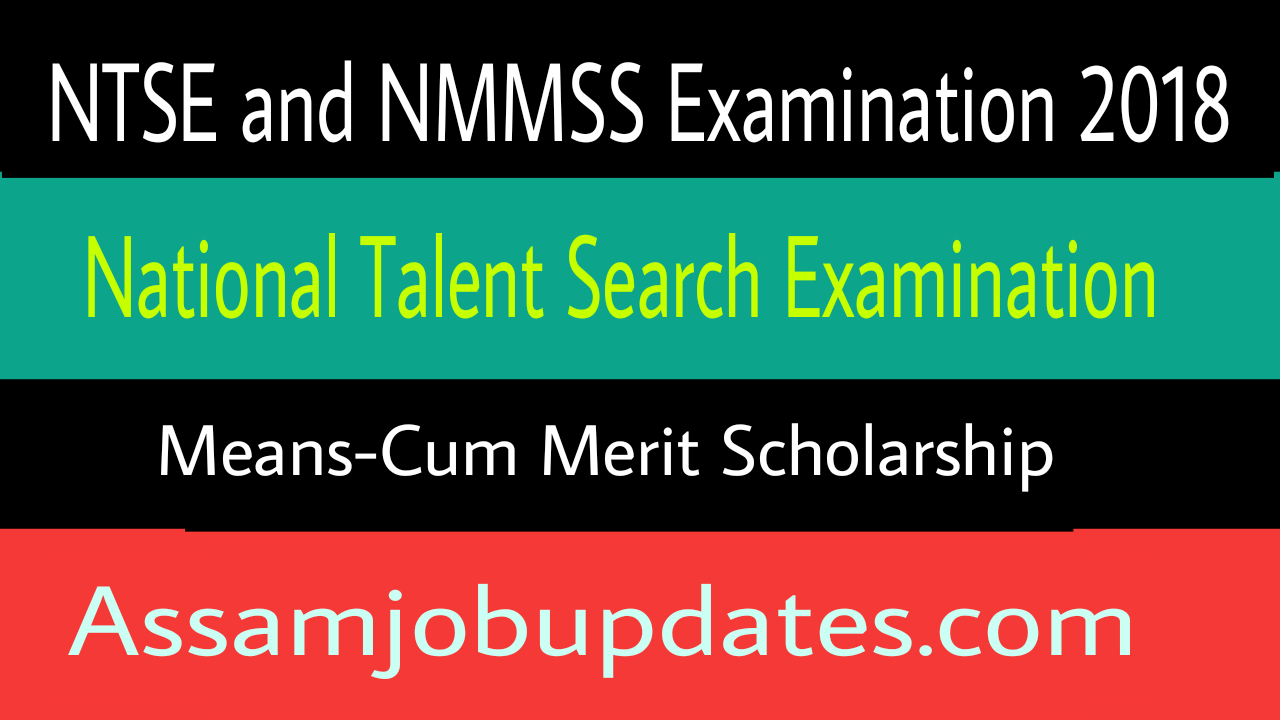 NTSE and NMMSS Examination 2018
