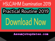 hslc exampractical routine