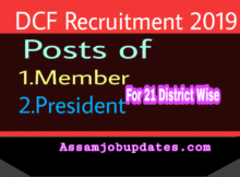 District Consumer Disputes Redressal Recruitment 2019 post of PresidentMember