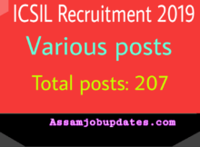 icsil recruitment 2019