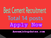 Best Cement Recruitment 2019 post of Executive SR Executive