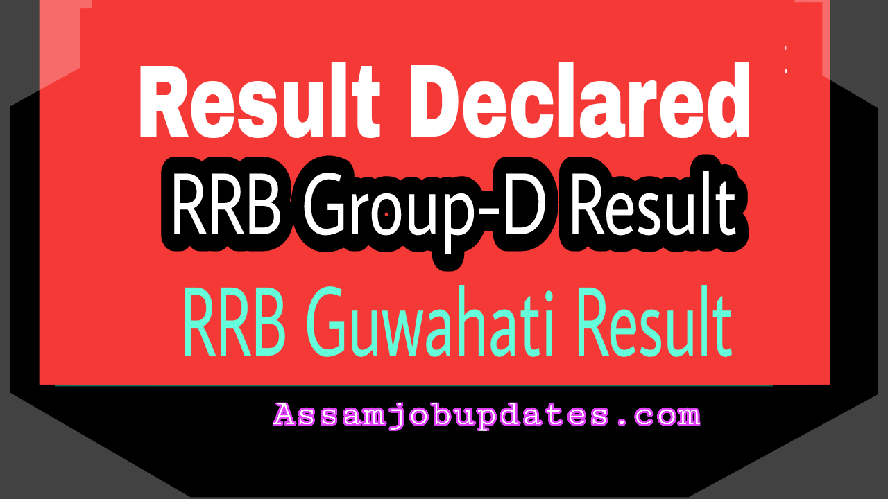 RRB Group D Result Declared Check Now