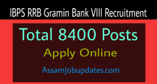 IBPS RRB Gramin Bank VIII Recruitment 2019