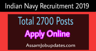 Indian Navy Recruitment 2019 Apply Online for 2700 Sailor posts