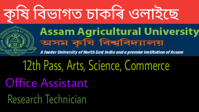 Jorhat AAU Job 2019