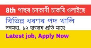 DC Office West Karbi Anglong Recruitment 2020
