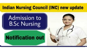 Indian Nursing Council new notification