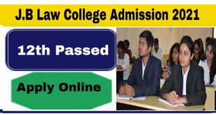J B Law College Admission 2021
