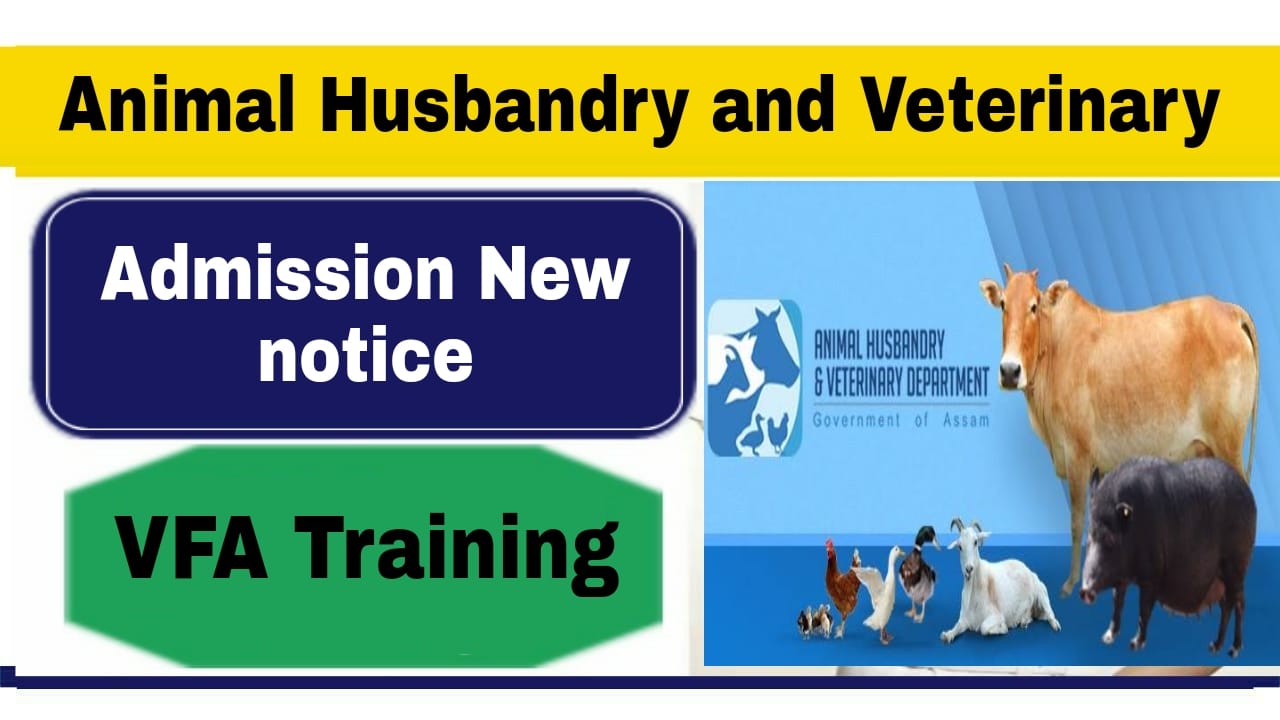 Animal & Husbandry & Veterinary Science Admission 2020 – VFA Training  Course | AssamJobupdates
