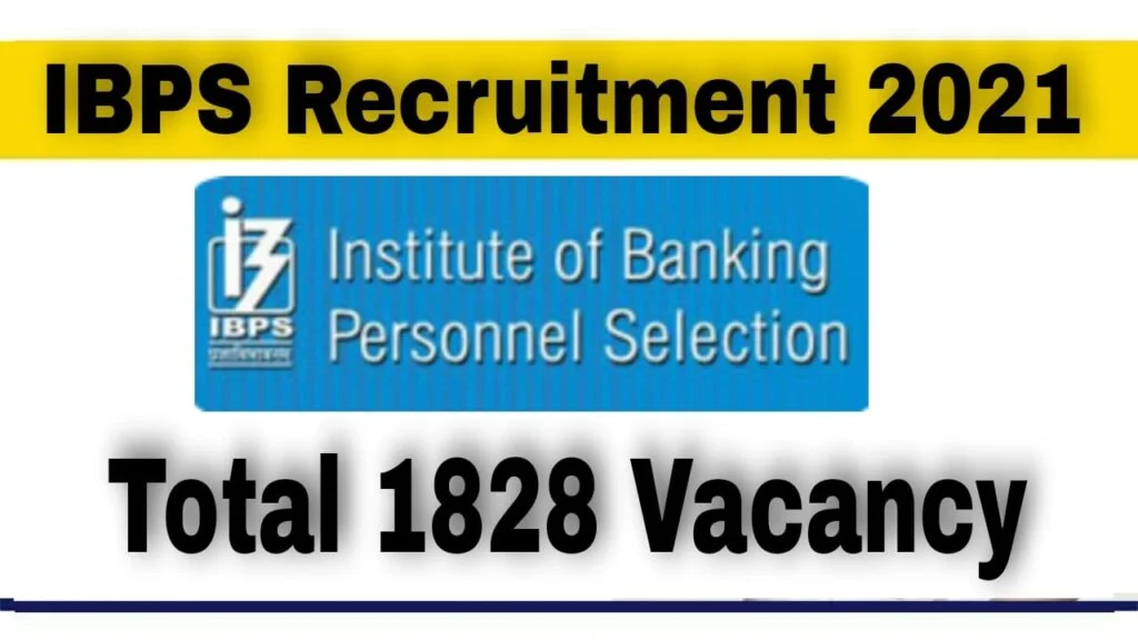 IBPS Specialist Officer Recruitment 2021