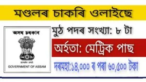 Sivasagar DC Office Recruitment 2021
