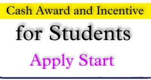 Cash Award Incentive to the meritorious Student 2022