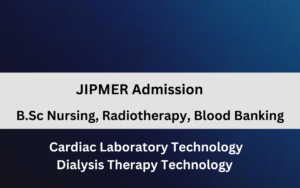 JIPMER Admission