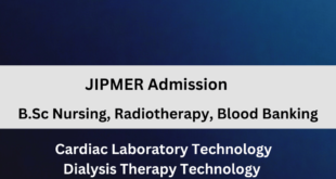 JIPMER Admission