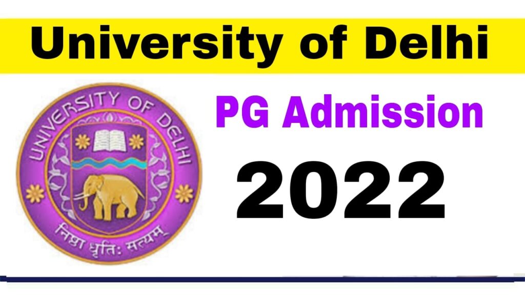 Delhi University DUET PG, BEd Admission 2022