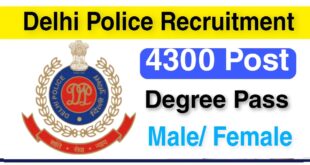 Delhi Police Sub Inspector Recruitment 2022