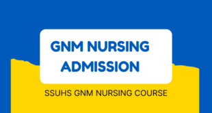 SSUHS GNM Admission 2023