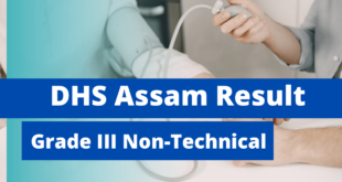 DHS Assam Result 2023