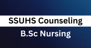 SSUHS BSc Nursing counseling