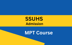 SSUHS MPT Admission