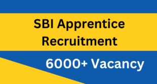 SBI Apprentice Recruitment