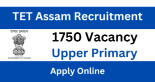 TET Assam Recruitment