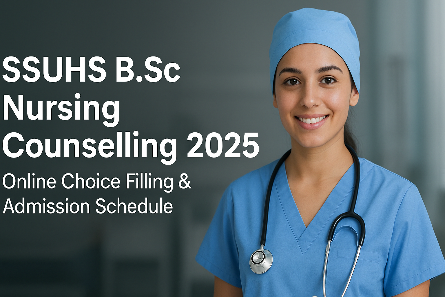SSUHS BSc Nursing Counselling 2025