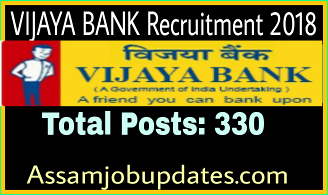 VIJAYA BANK RECRUITMENT 201