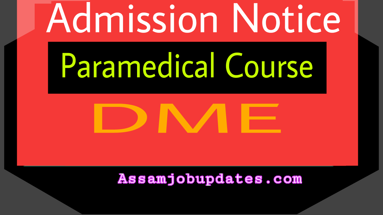 paramedical admission notice