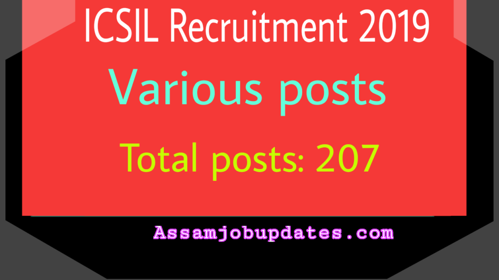 icsil recruitment 2019