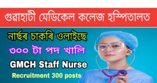 GMCH Staff Nurse Recruitment 2020