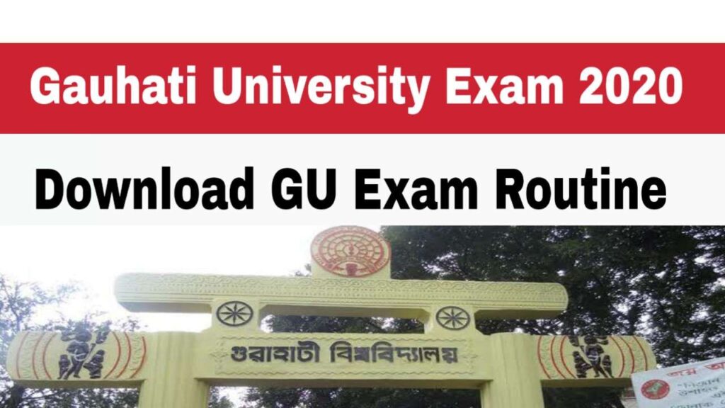 Gauhati University B.Ed Final Year Examination Programme 2020