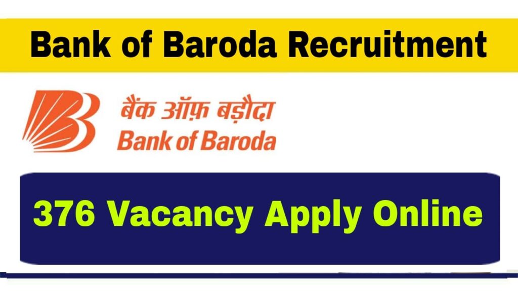 Bank of Baroda Recruitment 2021