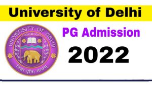 Delhi University DUET PG, BEd Admission 2022