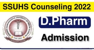 SSUHS D Pharm Counseling 2022