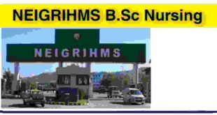 NEIGRIHMS BSc Nursing rejection list 2022