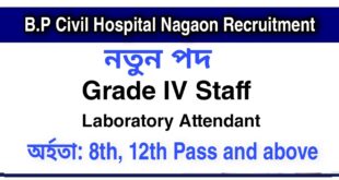 Civil Hospital Nagaon Recruitment